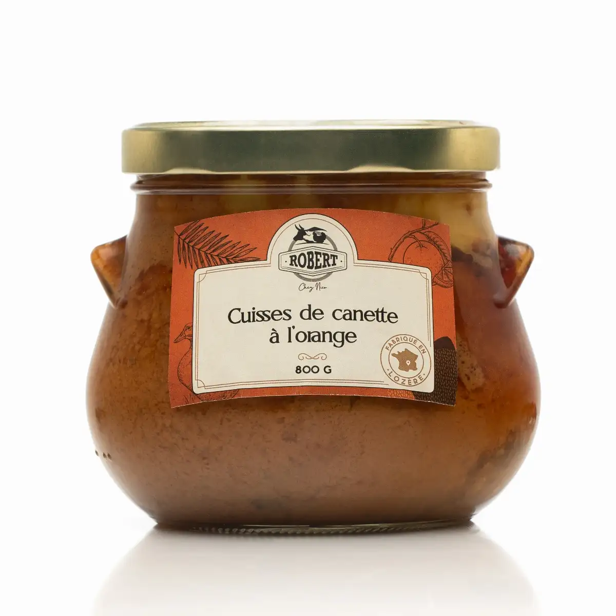 Cuisses de canette à l'orange