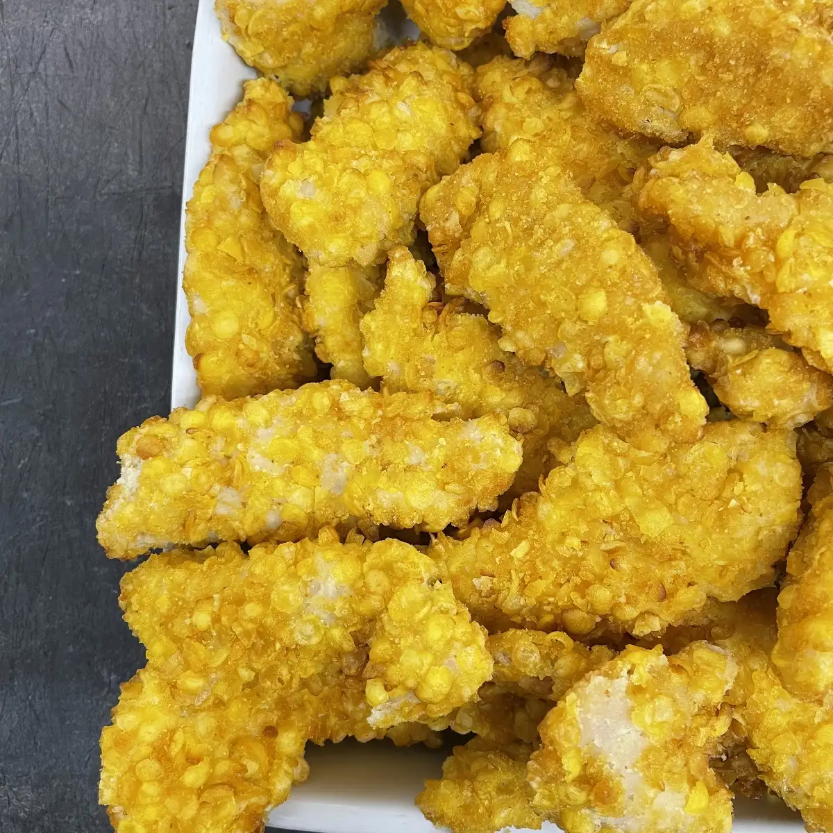 Aiguillettes de poulet aux cornflakes