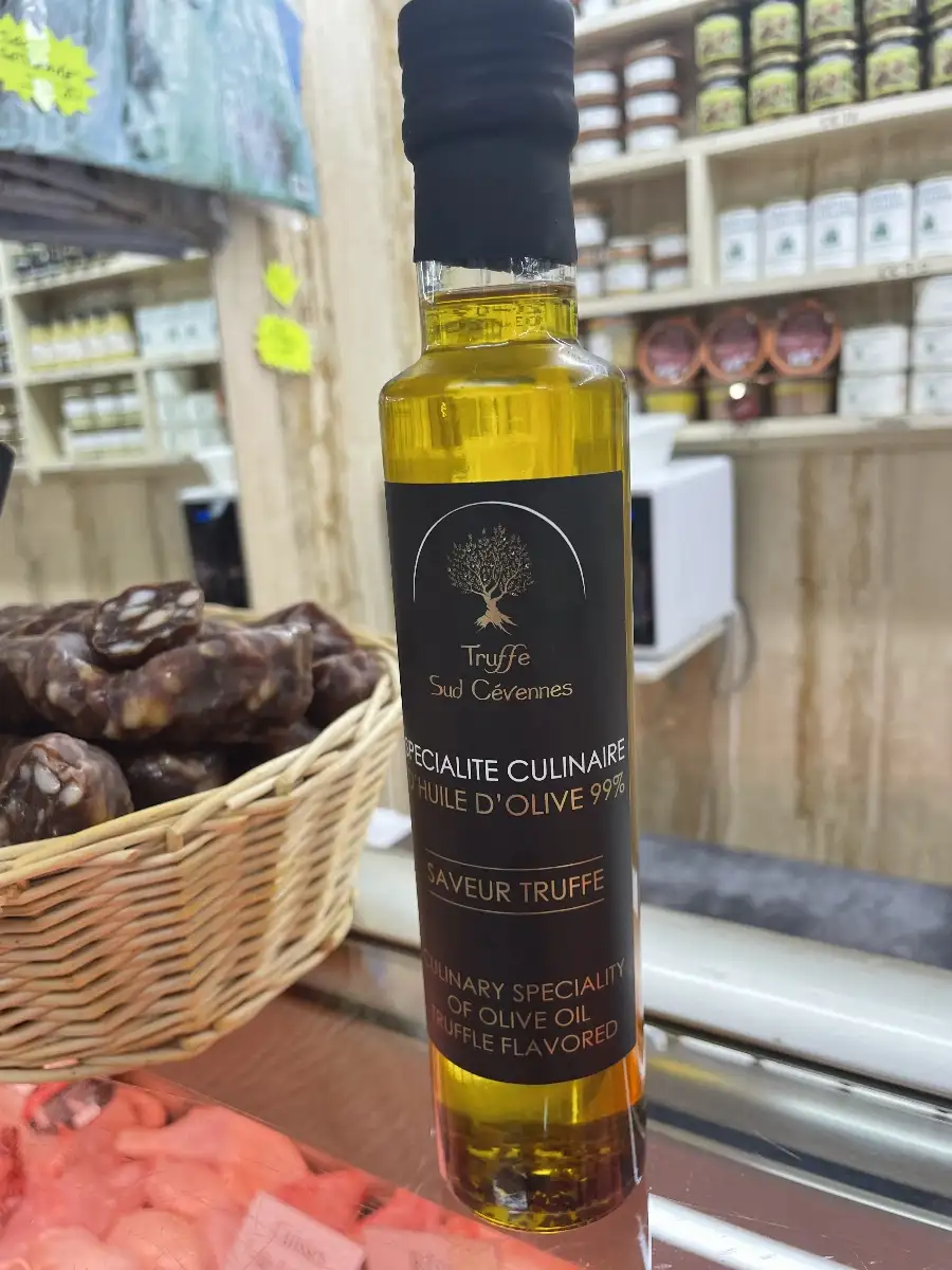 Huile d’olive saveur truffe noire