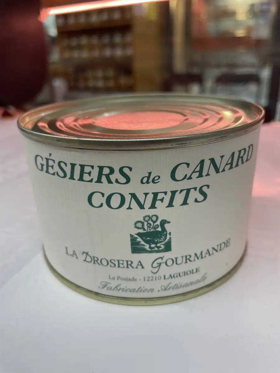 Gésiers de canard confits